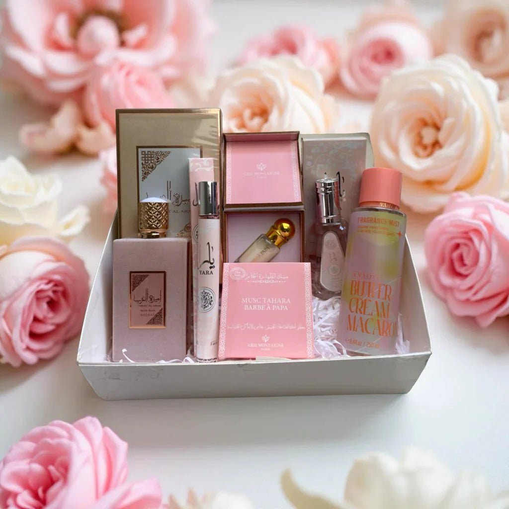 Box Ameerat Al Arab Rose – Coffret Parfumé Floral et Sucré - EmnaBaya