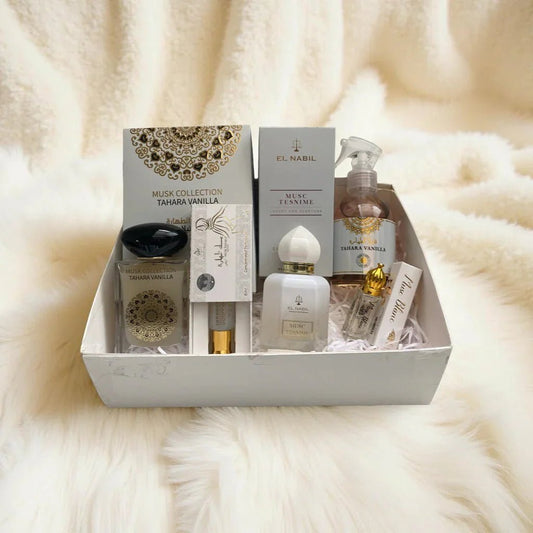 Box Tahara Vanilla – Coffret Parfumé Sucré & Vanillé de Dubaï - EmnaBaya