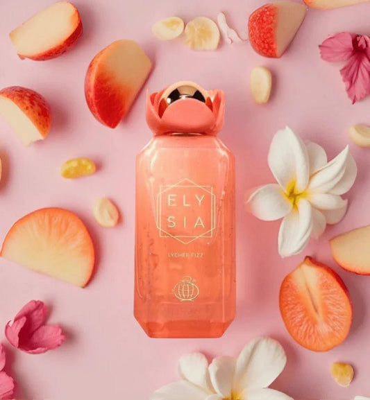 Elysia Lychee Fizz – Eau de parfum fruitée unisexe au litchi, jasmin et bois de santal - EmnaBaya